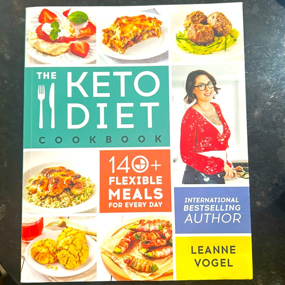The keto diet cookbook by Leanne Vogel